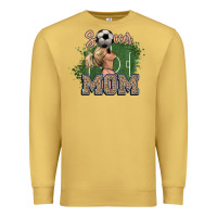 Antique Gold Soccer Mom Mother's Day Premium Sweatshirt - HowdyJamesFarm