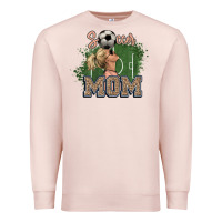 Pale Pink Soccer Mom Mother's Day Premium Sweatshirt - HowdyJamesFarm