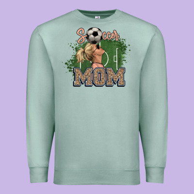 Soccer Mom Mother's Day Premium Sweatshirt Designed By Howdyjamesfarm