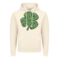 Vintage Artic leopard shamrock Vintage Hoodie - MaliasSmallBusiness