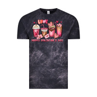 Cloud Black happy valentine's day coffee cups Vintage Tee - MaliasSmallBusiness