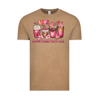 Vintage Coffee happy valentine's day coffee cups Vintage Tee - MaliasSmallBusiness