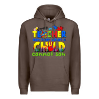 Coffee teacher can hear what a child cannot say Premium Hoodie - CowGirlArtShop