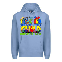 Colony Blue teacher can hear what a child cannot say Premium Hoodie - CowGirlArtShop