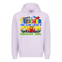 Lilac teacher can hear what a child cannot say Premium Hoodie - CowGirlArtShop