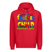 Red teacher can hear what a child cannot say Premium Hoodie - CowGirlArtShop