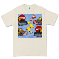 Bone bulldozer seamles pattern Premium Tee - BundleAndBundleShop