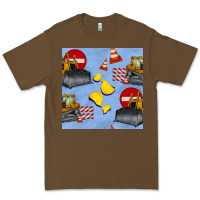 Cacao bulldozer seamles pattern Premium Tee - BundleAndBundleShop