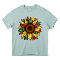 Juneteenth Sunflower Heavy Core Tee | Teevron