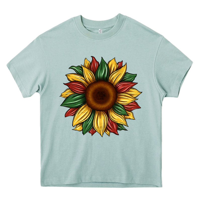 Juneteenth Sunflower Heavy Core Tee by Artiststas | Teevron