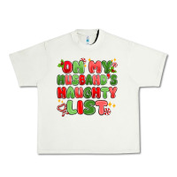 Pistachio on my husband's naughty list Urban Heavy Tee - MaliasSmallBusiness