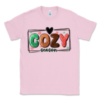 Bubblegum Pink cozy season Classic Tee - MaliasSmallBusiness