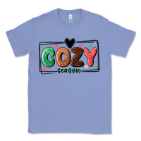 Colony Blue cozy season Classic Tee - MaliasSmallBusiness