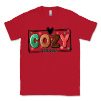 Red cozy season Classic Tee - MaliasSmallBusiness