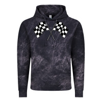 Cloud Black race flag Vintage Hoodie - MaliasSmallBusiness