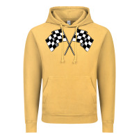 Vintage Mustard race flag Vintage Hoodie - MaliasSmallBusiness