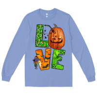 Colony Blue love halloween Long Sleeve Tee - BundleAndBundleShop