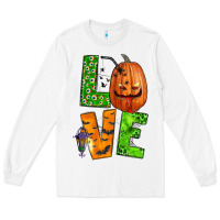 White love halloween Long Sleeve Tee - BundleAndBundleShop
