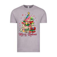 Vintage Zinc merry bookmas christmas book tree Vintage Tee - MaliasSmallBusiness