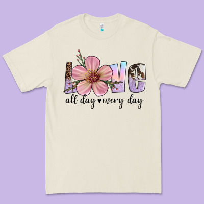 Love All Day Every Day Premium Tee Designed By Artiststas