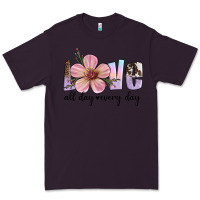 Plum love all day every day Premium Tee - Artiststas