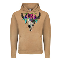Vintage Camel cowhide bull skull Vintage Hoodie - Jasminsmagicworld