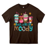 Chocolate Brown just a little moody coffee cups Heavy Core Tee - Jasminsmagicworld