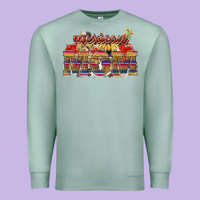 Mexican Mom Mexico Premium Sweatshirt Designed By Howdyjamesfarm