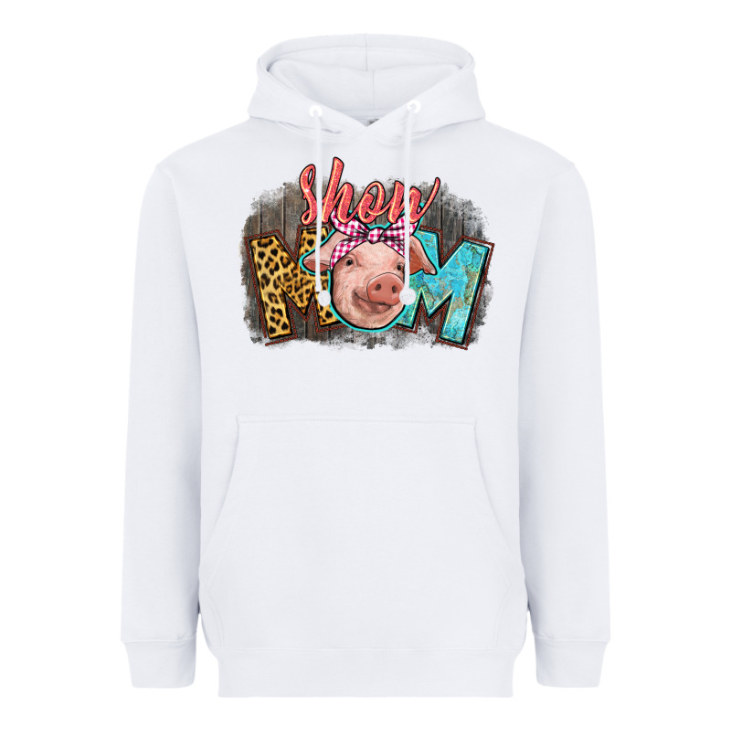Show Mom Pig Heavyweight Hoodie by CowGirlArtShop | Teevron