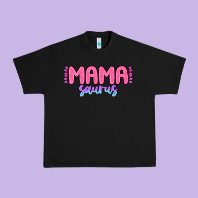 Mama Saurus Urban Heavy Tee Designed By Maliassmallbusiness