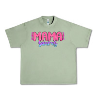 Oil Green mama saurus Urban Heavy Tee - MaliasSmallBusiness