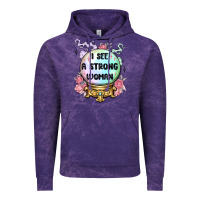 Cloud Purple i see a strong woman Vintage Hoodie - MaliasSmallBusiness