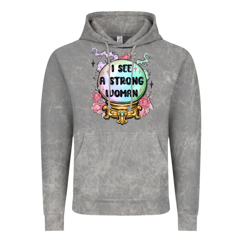 I See A Strong Woman Vintage Hoodie by MaliasSmallBusiness | Teevron