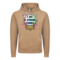 Vintage Coffee i see a strong woman Vintage Hoodie - MaliasSmallBusiness