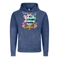 Vintage Denim i see a strong woman Vintage Hoodie - MaliasSmallBusiness