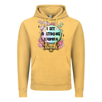 Vintage Mustard i see a strong woman Vintage Hoodie - MaliasSmallBusiness