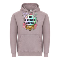 Vintage Zinc i see a strong woman Vintage Hoodie - MaliasSmallBusiness