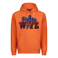 Carrot police wife with lightning bolt Premium Hoodie - CowGirlArtShop