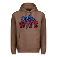 Chestnut police wife with lightning bolt Premium Hoodie - CowGirlArtShop