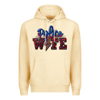 Pina Colada police wife with lightning bolt Premium Hoodie - CowGirlArtShop