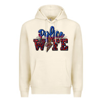 Tofu police wife with lightning bolt Premium Hoodie - CowGirlArtShop