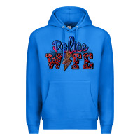 True Royal police wife with lightning bolt Premium Hoodie - CowGirlArtShop