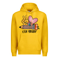 Lemon peace love 6th grade Premium Hoodie - JahusDesignShop