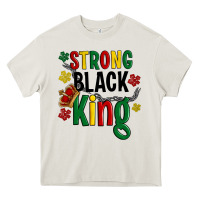 Cream strong black king Heavy Core Tee - Artiststas