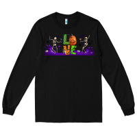 Black love halloween  libbey glass Long Sleeve Tee - BundleAndBundleShop
