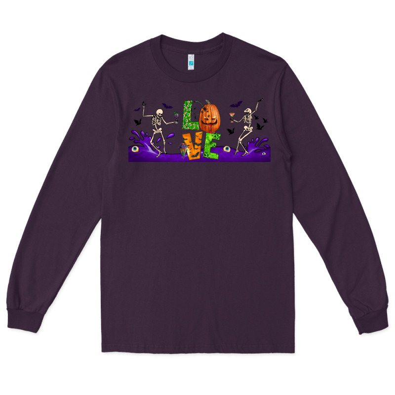 Love Halloween  Libbey Glass Long Sleeve Tee by BundleAndBundleShop | Teevron