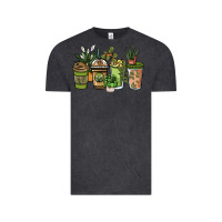 Vintage Black plant lover coffee cups Vintage Tee - NancyCooperArtShop