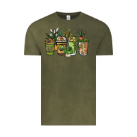 Vintage Olive plant lover coffee cups Vintage Tee - NancyCooperArtShop