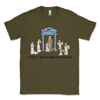 Army Green a thrill of hope nativity Classic Tee - MaliasSmallBusiness