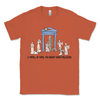 Copper a thrill of hope nativity Classic Tee - MaliasSmallBusiness